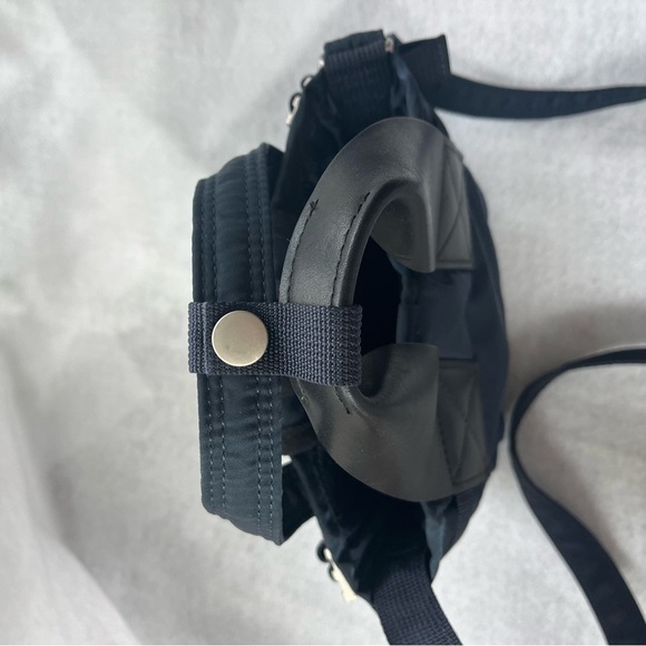 SACAI x Yoshida PORTER NAVY BLUE Mini Tote Bag w/ Crossbody Strap Japan - Picture 4 of 15